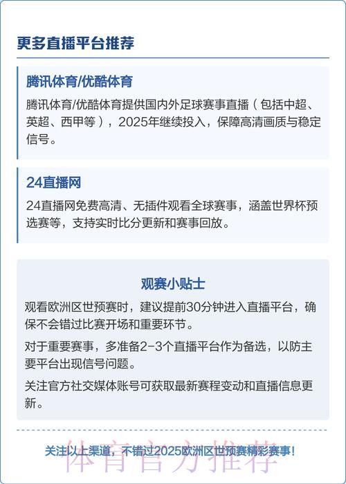 世界杯直播观看渠道全面汇总指南 世界杯直播观看渠道全面汇总指南